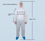 Ppe Medical Isolation Gown S-4XL Size For Work Protection