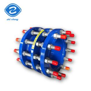 China Double Flange Demolition Fittings Telescopic Dismantling Joint Pn16 Dn1000 Cast Iron factory