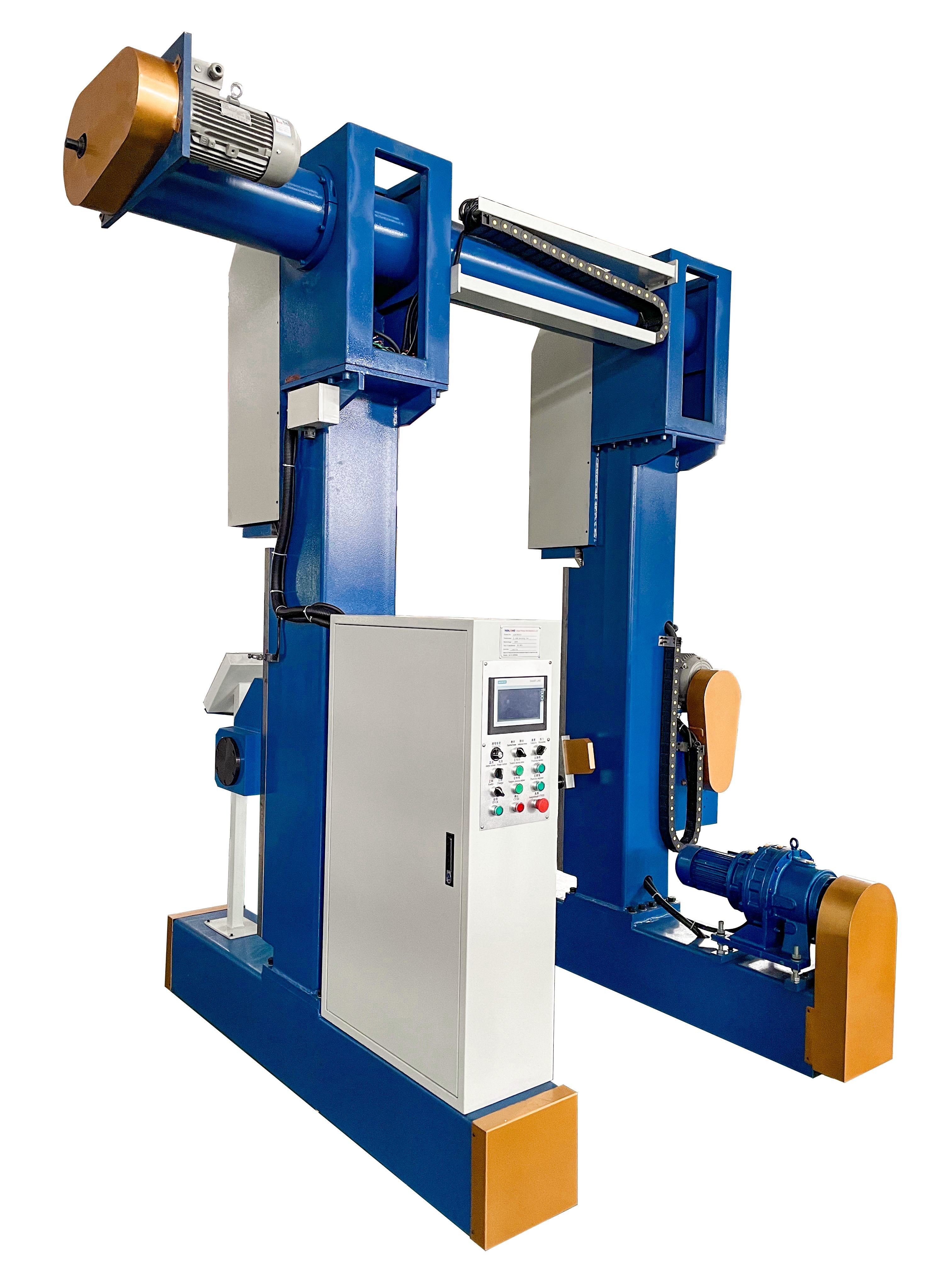 1600 Portal / Gantry Type Take Up Pay Off 800 - 1600 Bobbin Reel Size