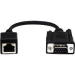 Cat5 Cat6 RJ45 To RS232 Cable , DB9 9 Pin Industrial Ethernet Cable Assemblies