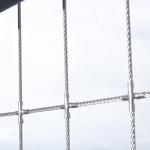 316 Stainless Steel Cables Balcony Invisible Grille For Burglar Alarm With 100kg