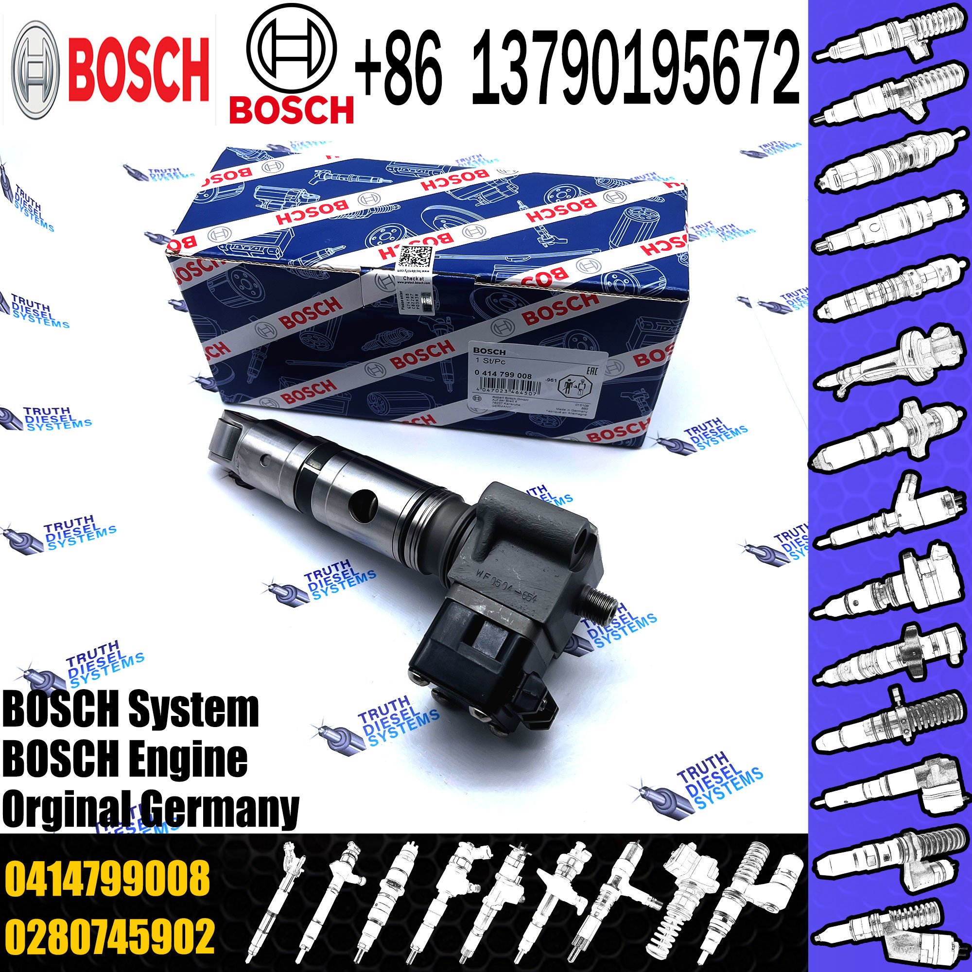 Diesel Unit Fuel Pump 0414799014 0414799029 0414799008 For 0280746902 A0280746902