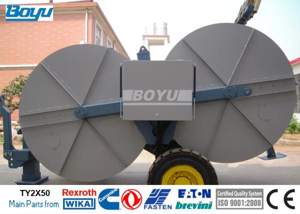 Double Conductors Hydraulic Tension Stringing Force 11Tons Conductor Max