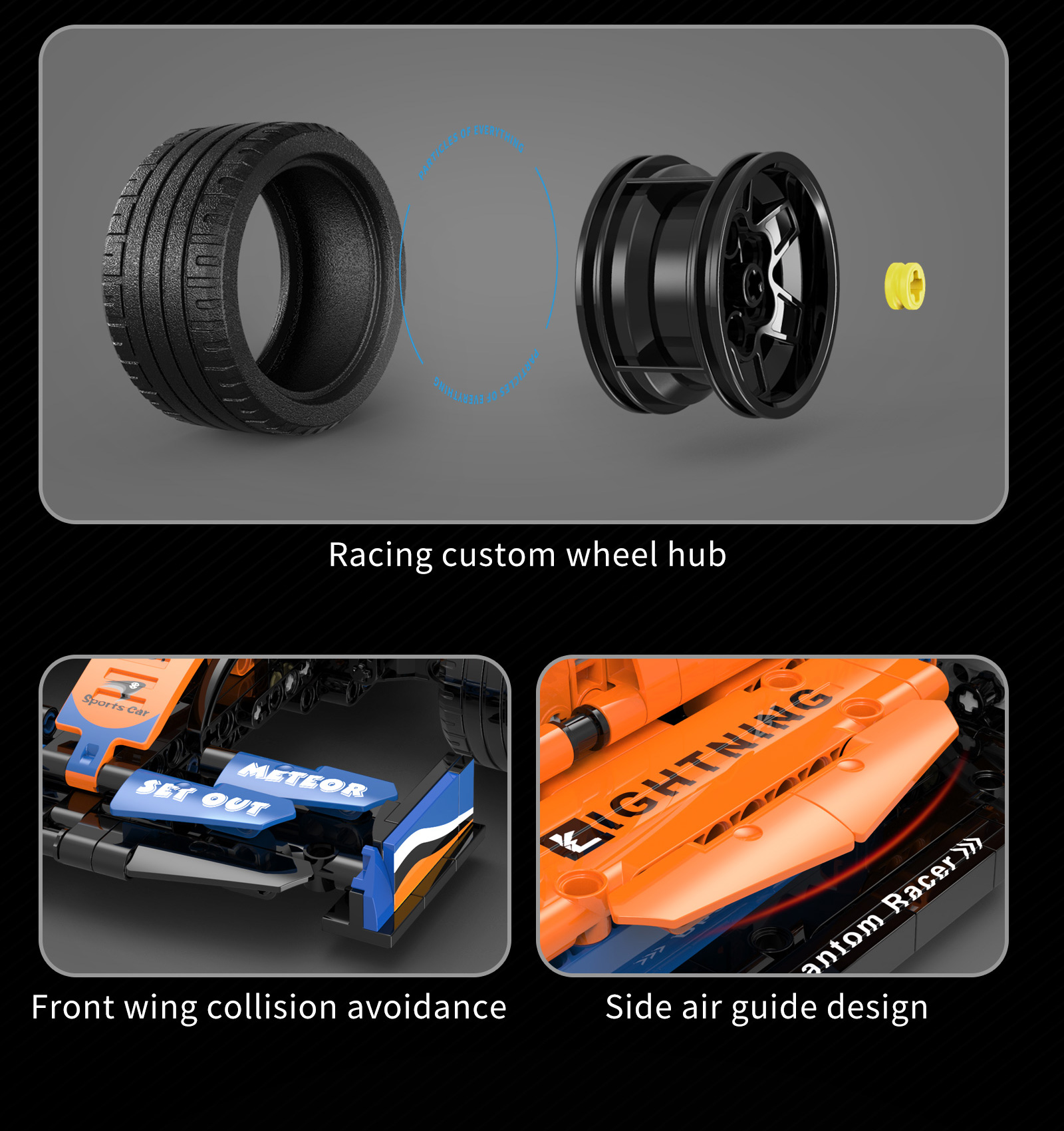 State of Assembly Ready-to-Go 2.4G Race Building Blocks for Formula Car Speed Racing