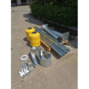 EVA Plastic Rolling Barrier Systerm with Galvanized Steel Framework and Energy