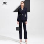 Customized Navy Ladies Office Formal Suits Set for Women Upgrade Your Office