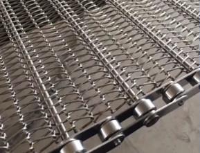 China OEM Stainless Steel Modular Wire Chain Mesh Belt For Conveyor factory