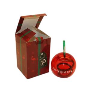 China Bauble Christmas Packaging Box 350 C1S Material Glossy Lamination factory