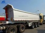 U Shape 50000kg Semi Tipper Trailer With HYVA Lifting System