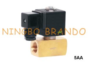 China 1/4'' 3/8'' 1/2'' Compact Brass Solenoid Valve 2 Way Normally Closed 24V 220V factory