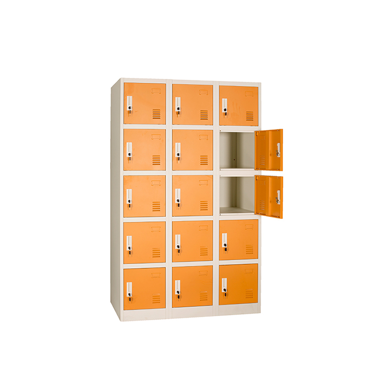 Modern Steel Wardrobe Modular Closet Storage Locker Cabinet With 15 Doors