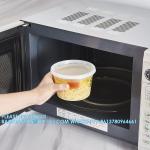 16oz. Plastic Deli Food Storage Containers With Plastic Lids, Disposable Togo