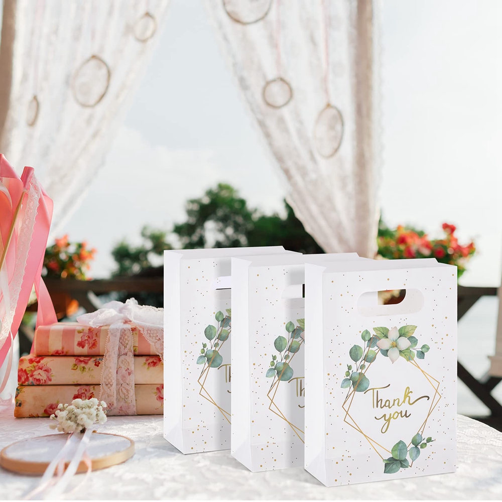 Custom Luxury D Cut Gift Paper Bag For Boutique With CMYK Printing And Color Options