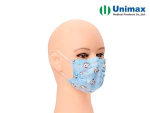 China Cartoon Child 3-Ply Earloop Disposable Surgical Face Mask factory