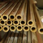 ASTM C11000 Straight Copper Pipe mill polished bright Surface for Air Conditione