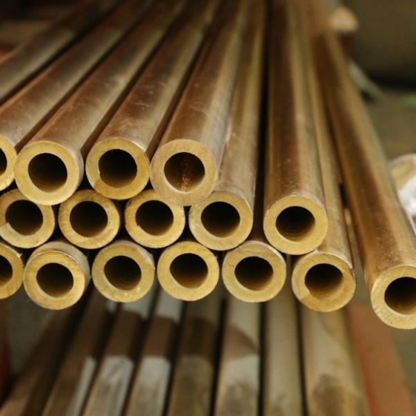 ASTM C11000 Straight Copper Pipe mill polished bright Surface for Air Conditione