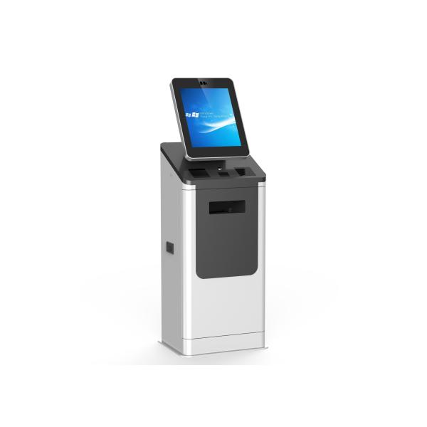 Hotel Self Service Kiosk With QR Code Scanner RFID Card Reader NFC Reader A4