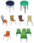 fiberglass chairs and stools