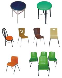 China fiberglass chairs and stools factory