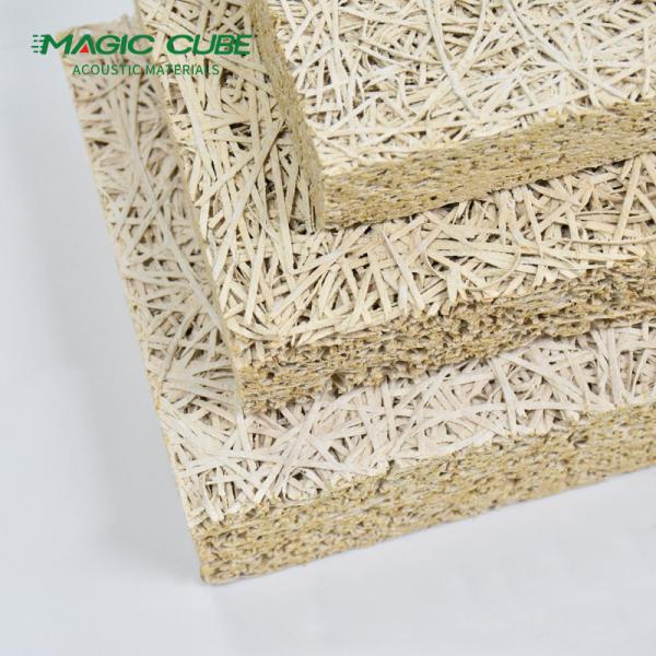 Top Selling Noise Cancelling fireproof wood fiber cement panel hexagon wool wood