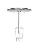Outdoor Project Landscape Decorative Aluminum Outdoor IP65 IK09 LED Garden Light