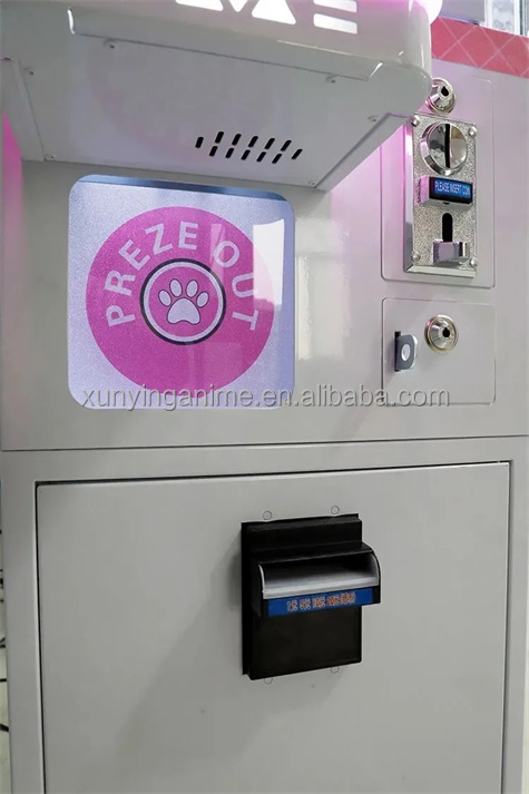 30KG Mini Claw Machine With Bill Acceptor US PLUG for Arcade Entertainment Center
