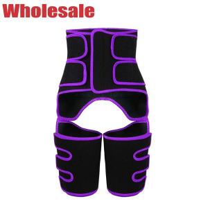 China OEM 3 Velcro Straps Waist Thigh Trimmer Booty Sculptor Thigh Trimmers factory
