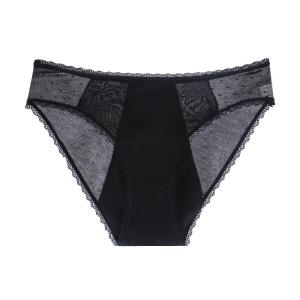 China Wholesale Factory Bulk Leak proof 4 layer Transparent Menstrual briefs sexy lace period panties factory