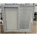 European Style Horizontal PVC Sliding Window Hurricane Proof Glass Windows