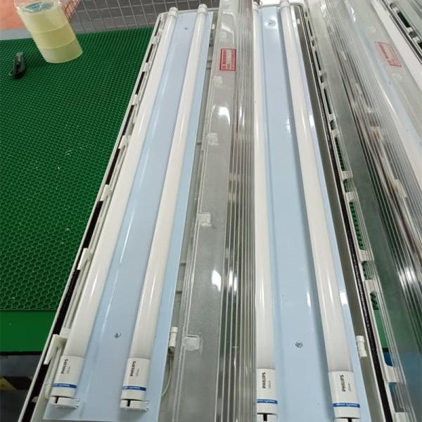 IP66 WF2 Protection Level Blast Proof Fluorescent Tube 2*18w/2*36w for Warehouse