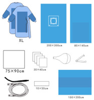 China Sterile Disposable Nonwoven Caesarean Surgical Pack/ C-section Surgery Pack factory