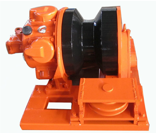 China Double Support Piston Type Pneumatic Lifting Winch 20m/min With Hand or Foot Brake factory