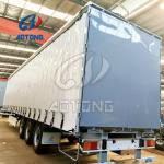 14000mm Curtain Trailer for Russia Market Steel Main Beam 500mm Hight Europe