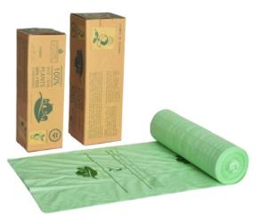 China Pet Poop 6000rolls 18mic Biodegradable Trash Bag With Box factory