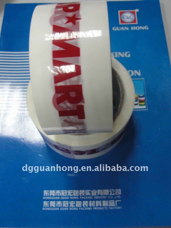 China Single Sided Adhesive Side And Printing Design Bopp Packing Tape factory