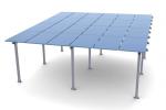 Open Ground Carport Solar Systems Ease Configuration Installation Anodized