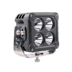 China IP69K 40w 4 Inch Square Heavy Duty LED Work Lights OSRAM Spot Beam factory