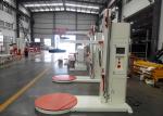 Semi Automatic Pallet stretch Wrapping Machine With Pneumatic Top Plate Device