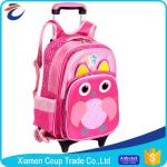 600D Polyester Promotional Products Backpacks Kids Trolley Bag For School