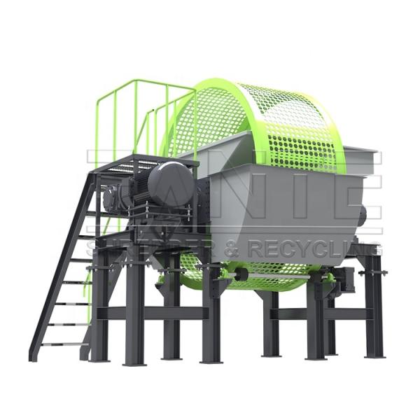 China Scrap Car Truck Tire Shredder Tyre Shredding Machines factory