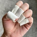 1024mm Wide White Cotton Single Sided Hot Melt Tape For Finger Protection
