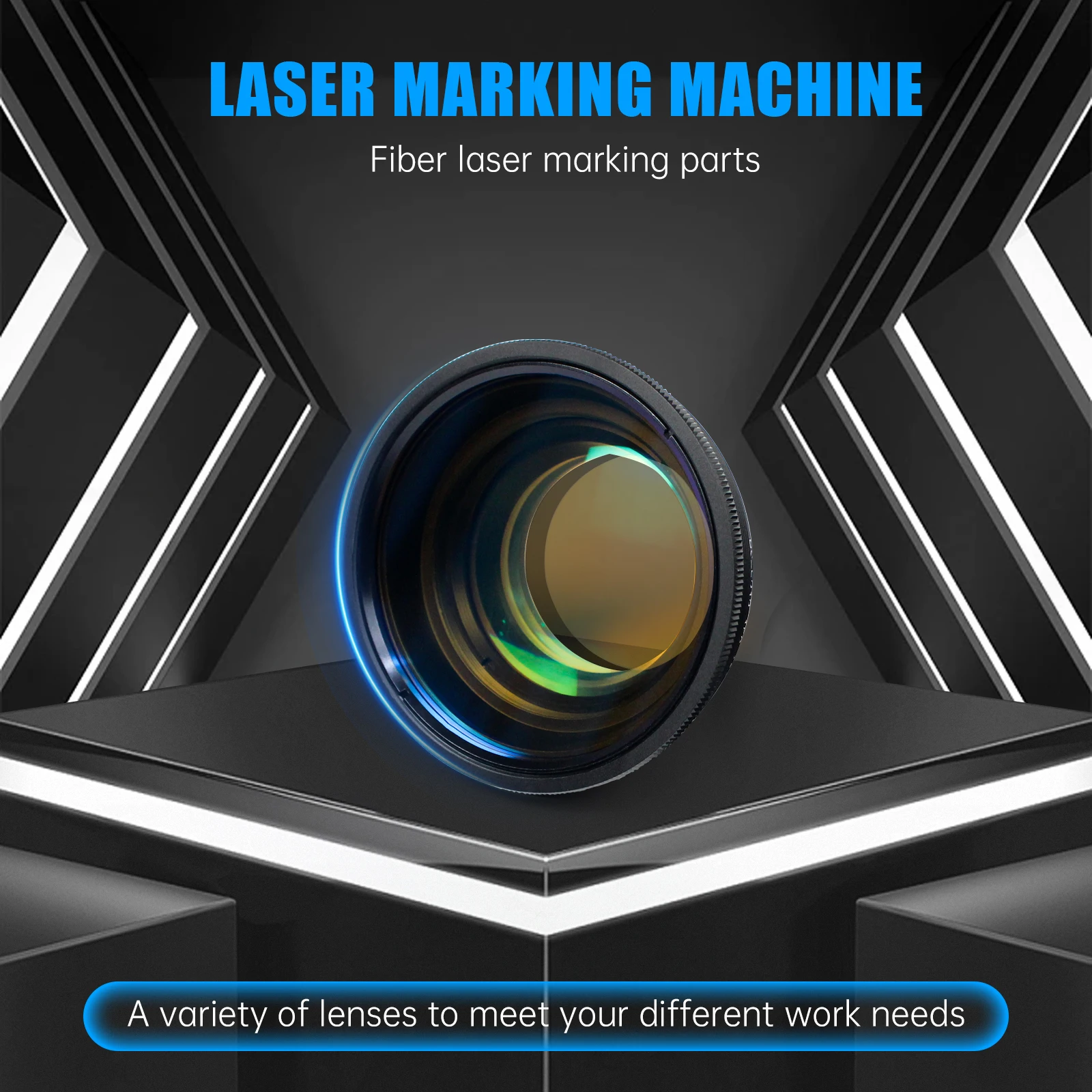 F-Theta Quartz Field Lens 1064nm Laser For YAG Fiber Laser Galvo System