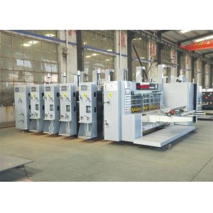 High Speed 4 Colors Flexo Printing Slotting Rotary Die Cutting Machine