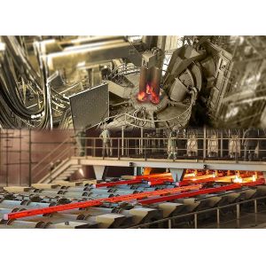 Alloy Steel Industrial Electric Furnace , Electric Iron Furnace With High