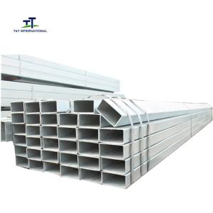 China AS1163 C250 C350 Galvanized Rectangular Tubing Corrugated Cut To Sizie Length factory