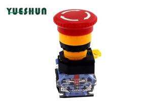 China 22mm 10A Red Emergency Stop Mushroom Head Push Button Switch For Lift Elevator on sale