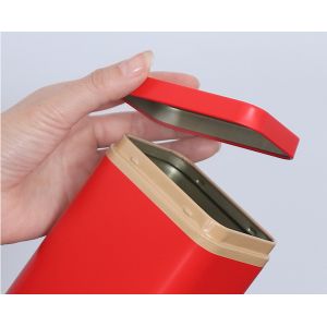 CMYK Printing Tea Tin Boxes Tinplate Coffee Package