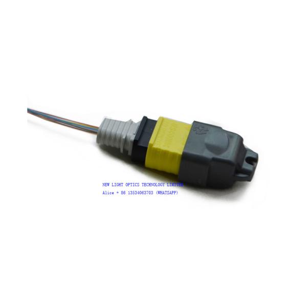 China Female MPO MTP Cable 8 Strand OM3 50uM Plenum MPO Harness Cable factory