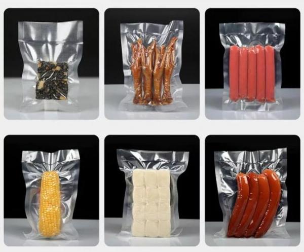Embossed Plastic Storage Roll Chamber Eco Biodegradable Food Sealed Vacuum Sealer Bag 2018
