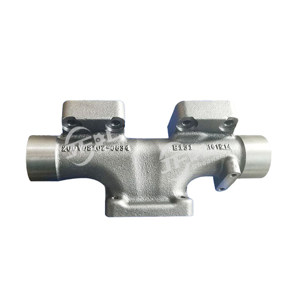 MAM middle exhaust manifold assembly 200V08102-0634 for Sinotruk HOWO T7H SITRAK C7H MC11 MAN engine spare parts